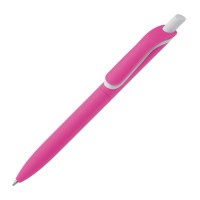 Balpen ClickShadow soft touch R-ABS, Roze