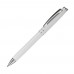 Ball pen metal 2 stripes, White