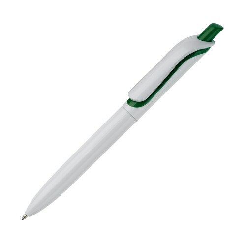 Ball pen Click Shadow Made in Germany, White / Dark Green