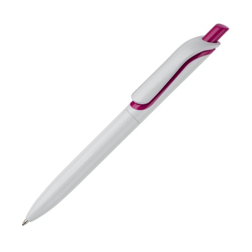 Ball pen Click Shadow Made in Germany, White / Dark Pink