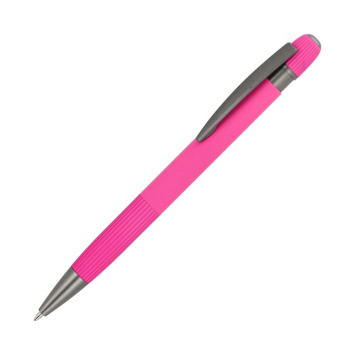 Aluminium-Kugelschreiber Toulouse Softtouch, Rosa Aluminium-Kugelschreiber Toulouse Softtouch, Rosa