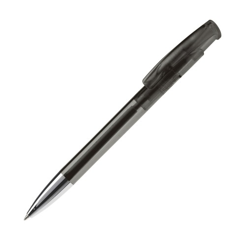 Avalon ball pen metal tip transparent, Transparent / Black