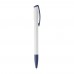 Deniro ball pen hardcolour, White / Dark blue