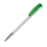 Deniro ball pen metal tip HC, White / Green