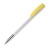 Deniro ball pen metal tip HC, White / Yellow