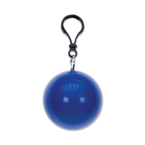 Regenponcho Schlüsselanhänger, Blau