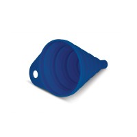 Zusammenklappbarer Trichter fürs Auto, Weiss / Blau