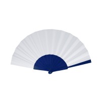 Waaier plastic & polyester, Donkerblauw