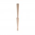 Fächer aus Holz mit R-PET, Weiß/transparent Fächer aus Holz mit R-PET, Weiß/transparent