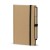 Cardboard notebook A6 + pen LT87949, Brown