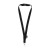 R-PET lanyard, Black