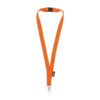 R-PET lanyard, Orange