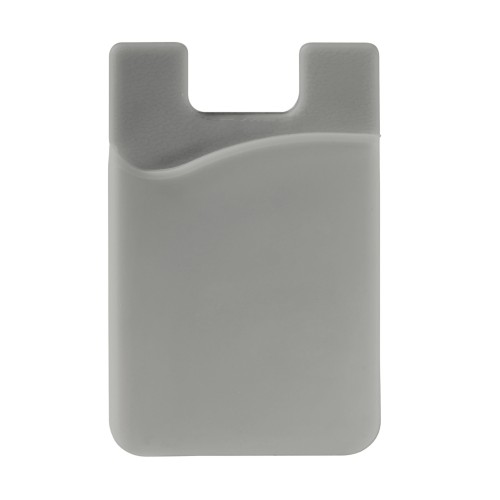 Telefon Silikon Kartenhalter, Grau Telefon Silikon Kartenhalter, Grau