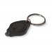 Schlüsselanhänger mit Mini-Taschenlampe, Schwarz