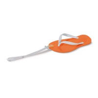 Luggage tag slipper, Orange