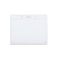 Badge holder horizontal. 100x80mm, Transparent