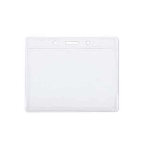 Badge holder horizontal. 100x80mm, Transparent