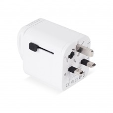 Universal travel adapter, White