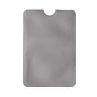 Kaarthouder soft anti-skimming, Zilver