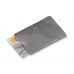Kaarthouder soft anti-skimming, Zilver