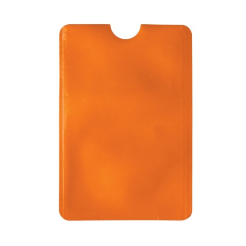 Kaarthouder soft anti-skimming, Oranje