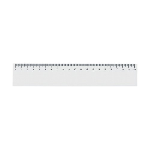 Lineal 20 cm, Weiss Lineal 20 cm, Weiss