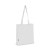 R-PET Draagtas non-woven 38 x 9 x 42cm 75g/m², Wit