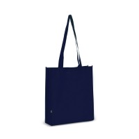 R-PET Draagtas non-woven 38 x 9 x 42cm 75g/m², Donkerblauw