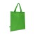 R-PET Carry bag non-woven short handles 38 x 42cm 75g/m², Light Green