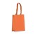 R-PET Carry bag laminated non-woven 24 x 11 x 30cm 105g/m², Orange
