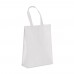 R-PET Carry bag laminated non-woven 30 x 12 x 40cm 105g/m², White