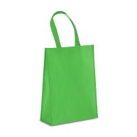 R-PET Carry bag laminated non-woven 30 x 12 x 40cm 105g/m², Light Green