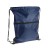Drawstring bag 210T R-PET with zipper, Dark blue