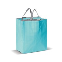Große Kühltasche aus Non Woven 32.5 x 19.5 x 39 cm. 100 g/m², Hellblau