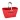 Picknickmand opvouwbaar 600D, Rood