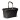 Picknickmand opvouwbaar 2-in-1 koeltas 600D, Zwart