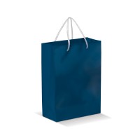 Paper bag large, Dark blue