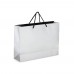 Papier Geschenktasche 40 x 12 x 30cm 200g/m², Silber Papier Geschenktasche 40 x 12 x 30cm 200g/m², Silber