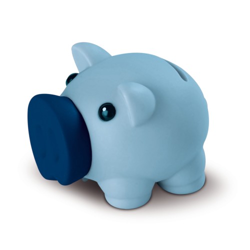 Little piggy swientie - piggy bank, Light Blue