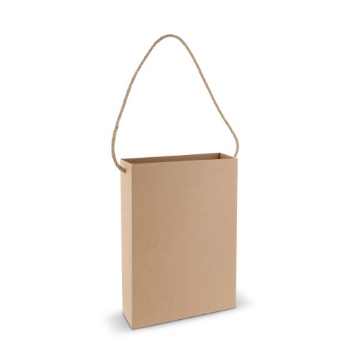 Box bag 24x8x32cm, Bruin