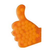 Mint dispenser thumb, Ecru / Orange