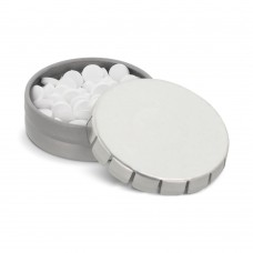 Mini-Clic-Dose Pfefferminzdose, Silber