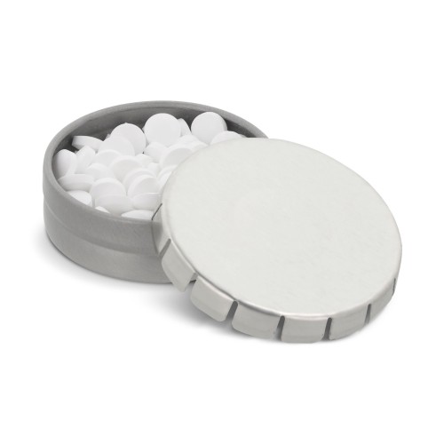 Mini-Clic-Dose Pfefferminzdose, Silber Mini-Clic-Dose Pfefferminzdose, Silber
