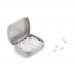 Mini-Pfefferminzdose, Silber Mini-Pfefferminzdose, Silber