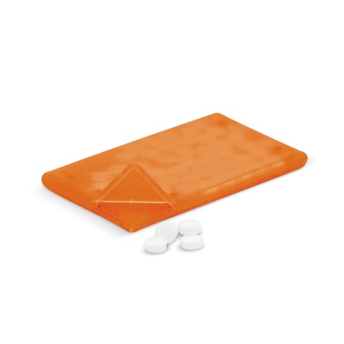 Mint dispenser, Ecru / Orange