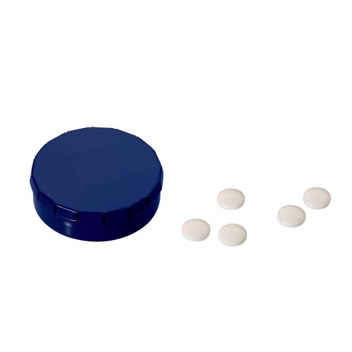 Pfefferminzdose One-Click, Blau