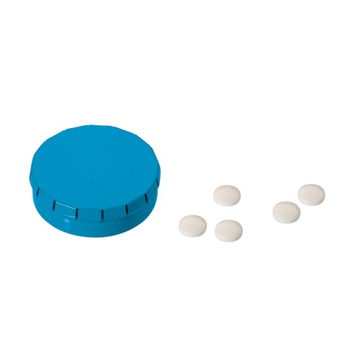Mini click tin peppermint box, Light Blue