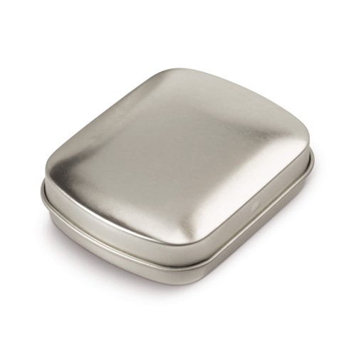 Mini Pfefferminzdose, Silber Mini Pfefferminzdose, Silber