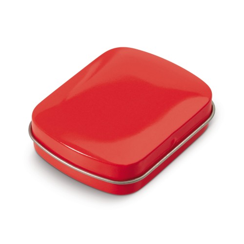 Mini Pfefferminzdose, Rot Mini Pfefferminzdose, Rot