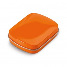 Mini Pfefferminzdose, Orange
